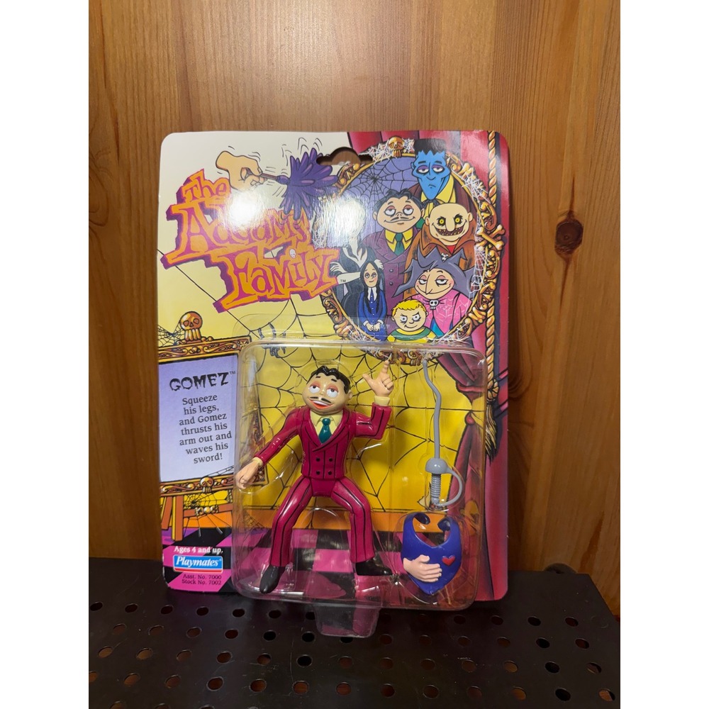 Vintage 1992 Playmates The Addams Family Gomez Action Figure Sealed 7002